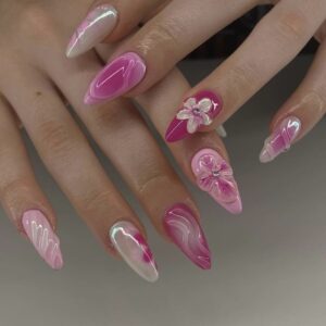 Chrome and Flower art