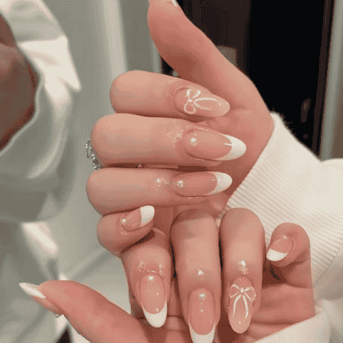 classy nail extension design