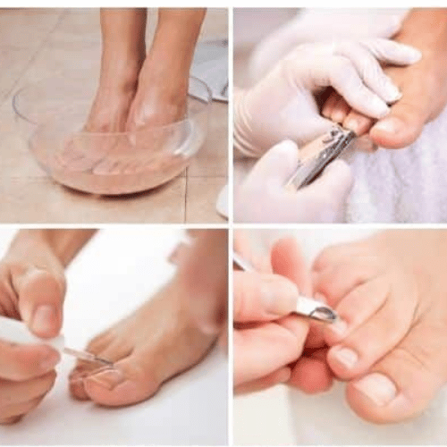 manicure and pedicure